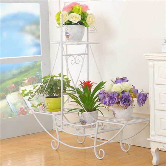 室內(nèi)鐵藝花架