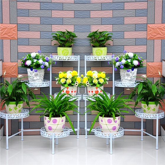 鐵藝陽(yáng)臺(tái)花架