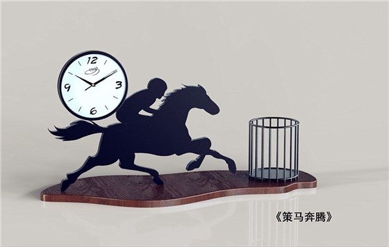 創(chuàng)意鐵藝鐘表