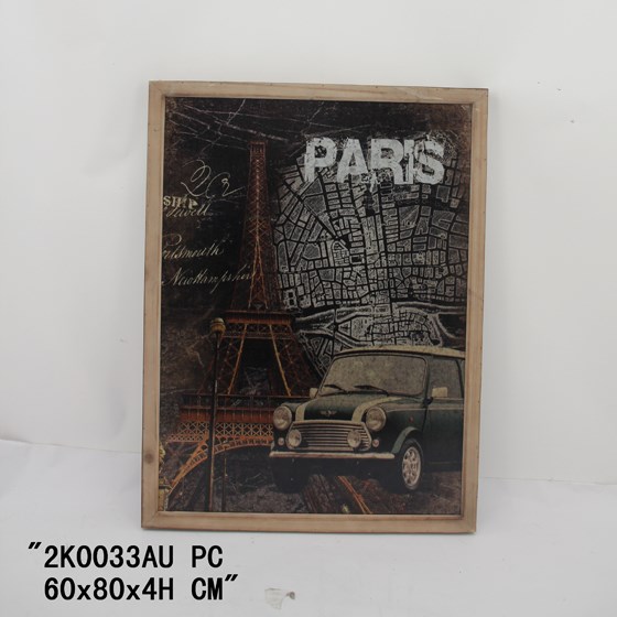 美式復(fù)古裝飾畫