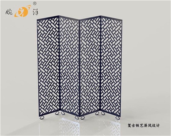 歐式鐵藝屏風(fēng)定制