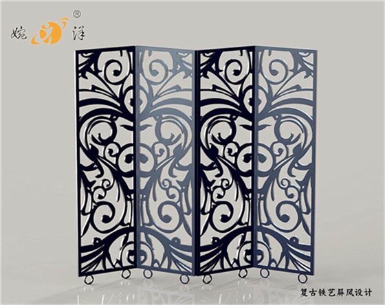 歐式鐵藝隔斷