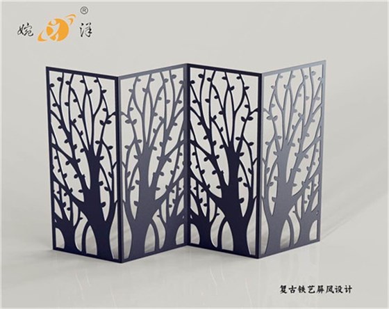 歐式鐵藝屏風(fēng)