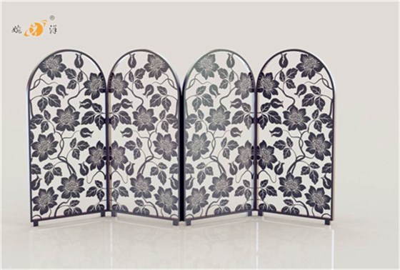 中式鐵藝屏風(fēng)