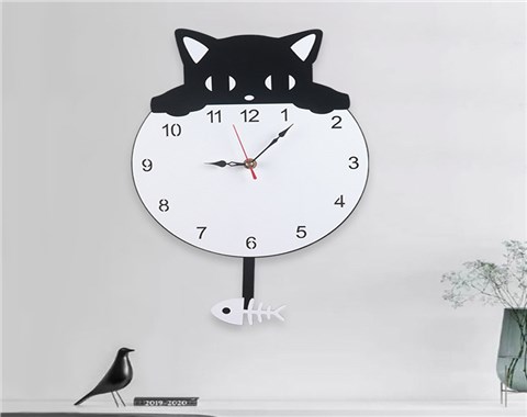 黑貓掛鐘