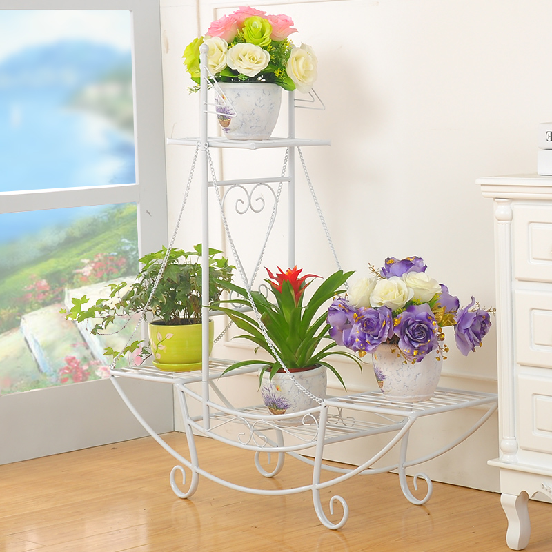 室內(nèi)鐵藝花架