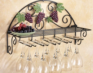 廚房用品展示架 鐵藝墻掛展示架