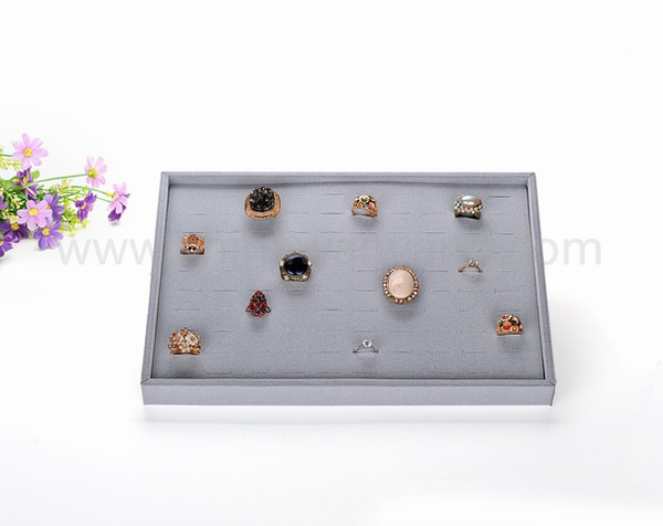 高檔絨布戒指展示架