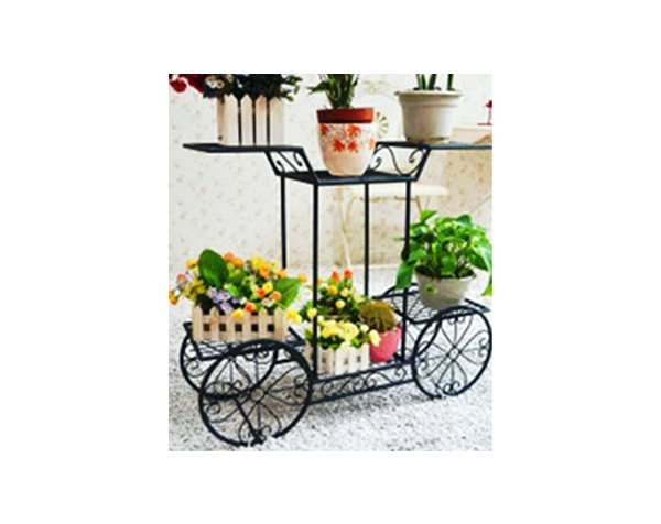 馬車造型花架
