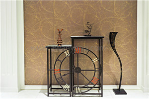 酒店掛鐘型桌椅展示架