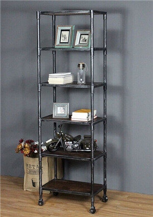 鐵木結(jié)合家居書(shū)柜