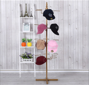 可旋轉(zhuǎn)帽托鐵藝帽子架