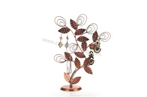 鐵樹(shù)造型花式耳環(huán)展示架定制