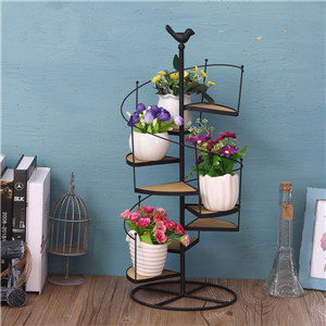 旋轉(zhuǎn)鐵木花架定制