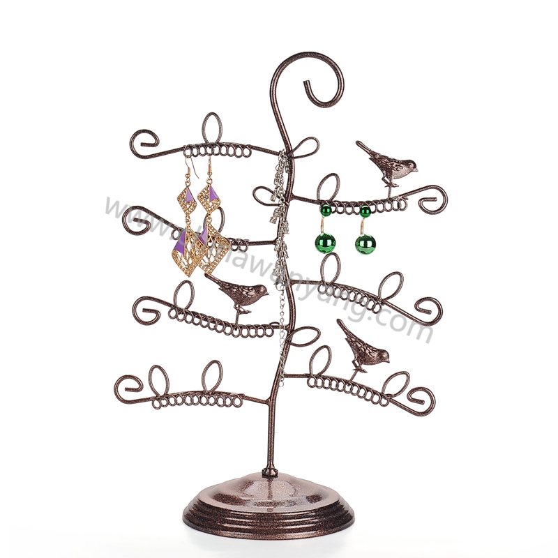 樹形鐵藝耳環(huán)展示架