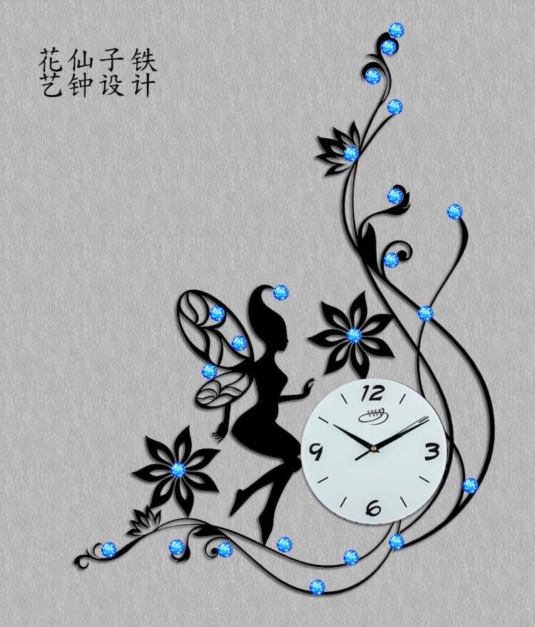 創(chuàng)意鐵線鐘表