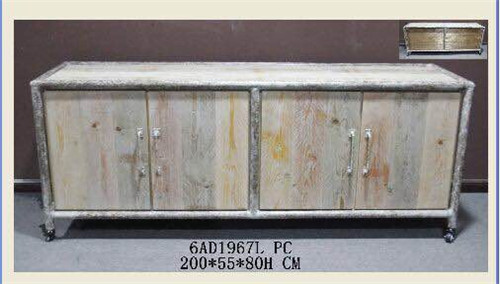 美式鄉(xiāng)村風(fēng)格鐵木組合柜