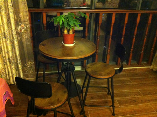 美式鐵藝圓桌