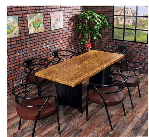 鐵木仿古餐桌