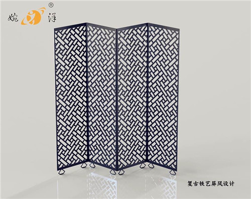 歐式鐵藝屏風(fēng)定制