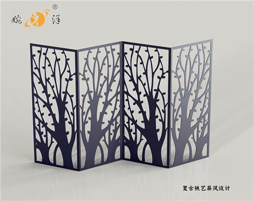 歐式鐵藝屏風(fēng)