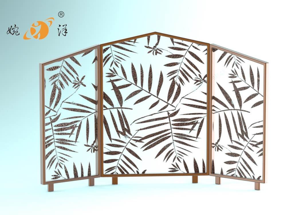 中式鐵藝屏風(fēng)定做