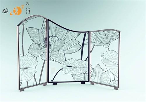 中式鐵藝屏風(fēng)定制