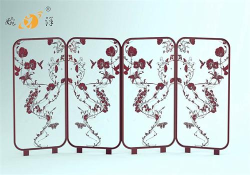 中式鐵藝屏風(fēng)