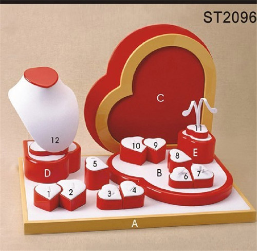 心形飾品展示道具18