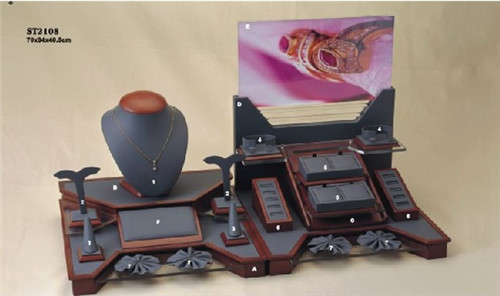 木藝包皮革飾品展示道具套裝