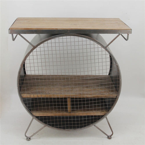 復(fù)古鐵木組合柜