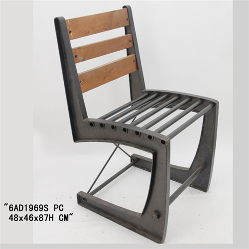 美式鐵藝吧臺(tái)椅