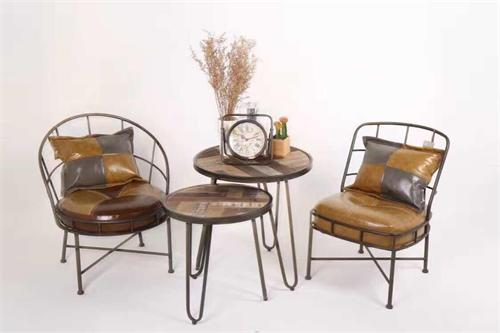 復(fù)古鐵藝休閑椅