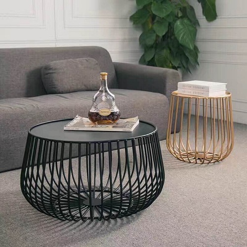 簡(jiǎn)約鐵藝茶幾