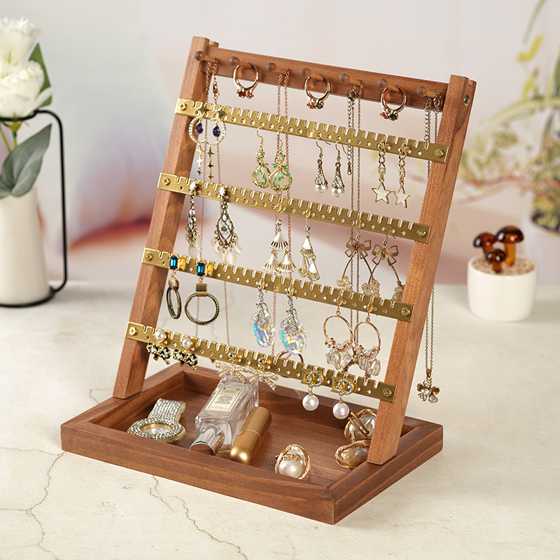 木質梯形展示架