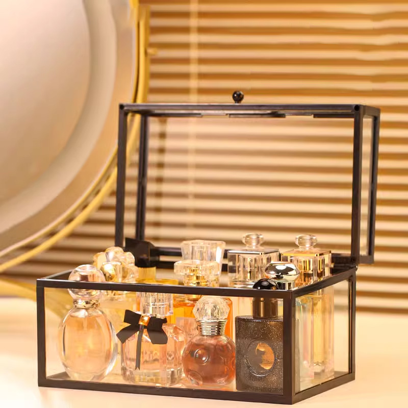 黑邊玻璃收納盒