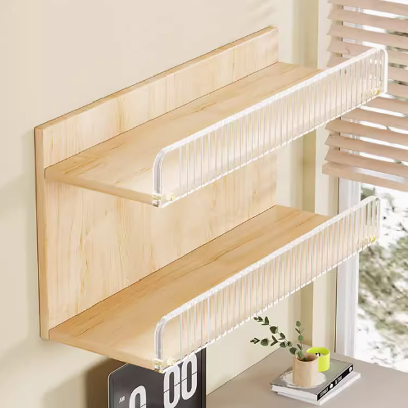 墻上木質(zhì)置物架