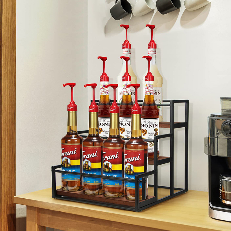 梯形酒品收納架