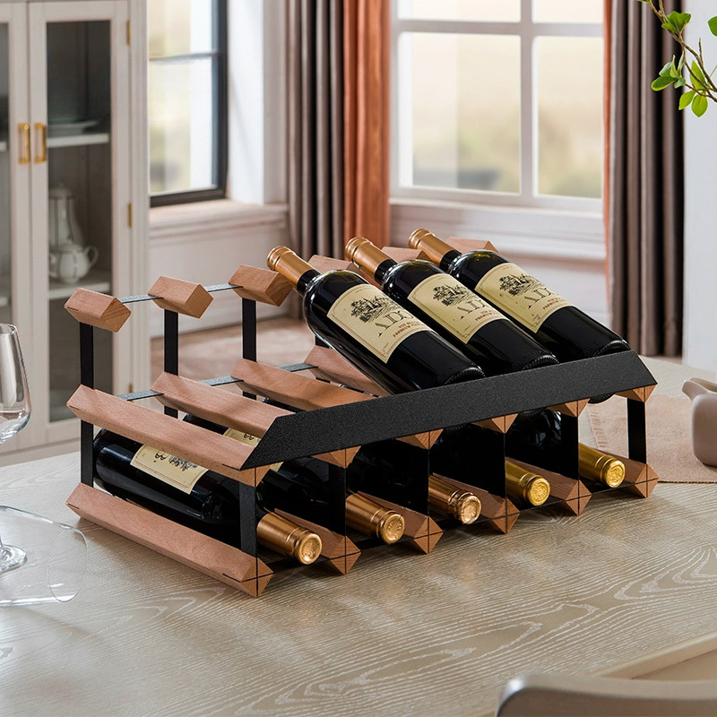 鐵木酒品收納架