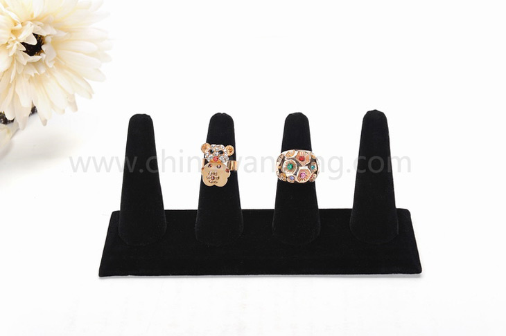 戒指絨布展示架