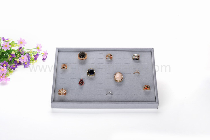 高檔絨布戒指展示架