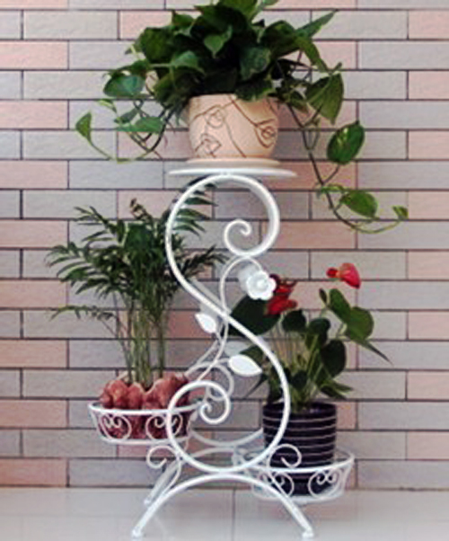 鐵藝陽(yáng)臺(tái)花架